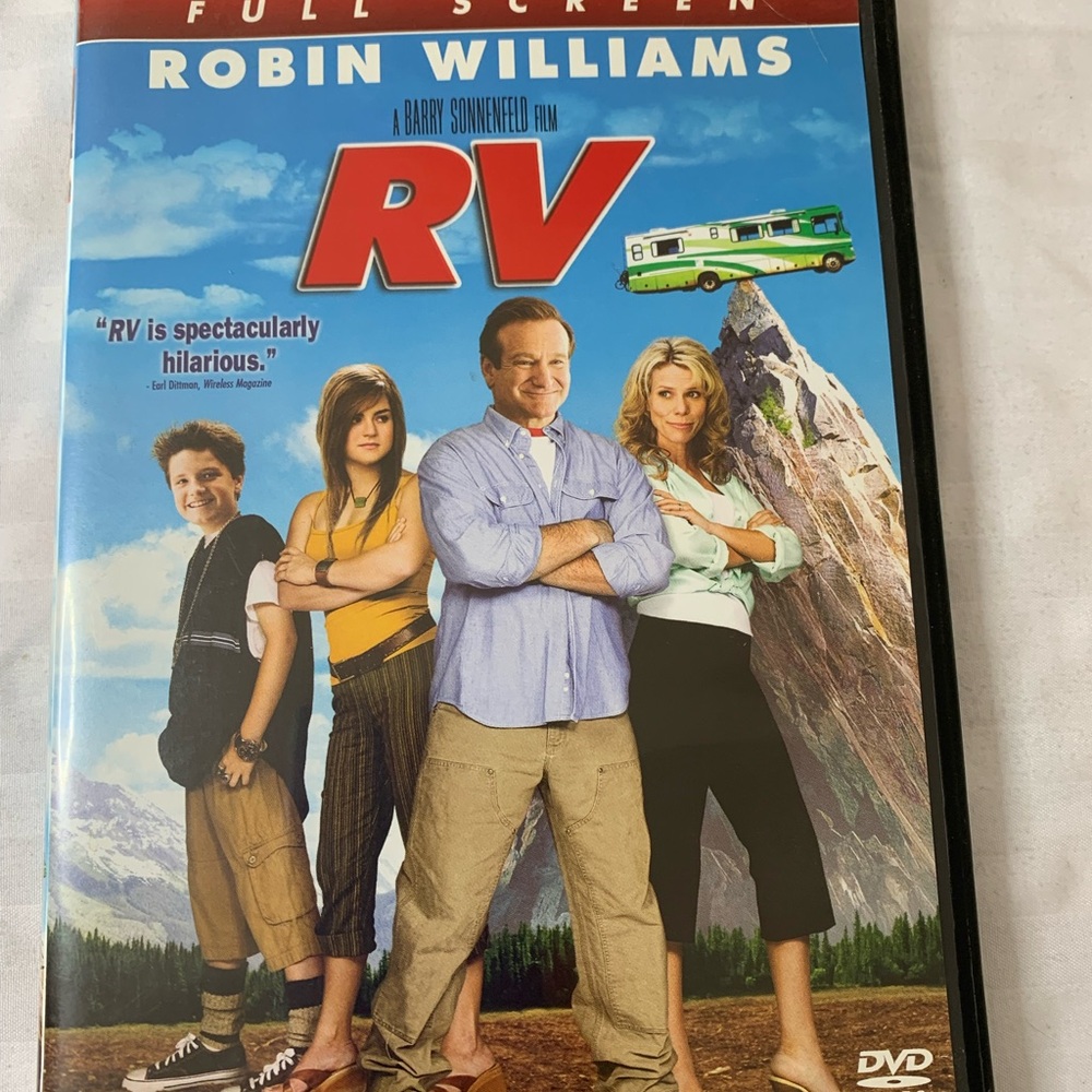 RV (Full Screen Edition) - DVD Excellent Condition  Robin Williams Comedy Movie